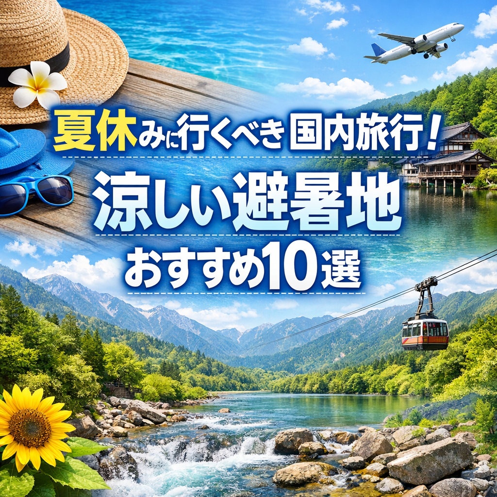 夏休みに行くべき国内旅行！涼しい避暑地おすすめ10選